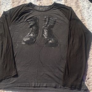 John Varvatos long sleeve boots shirt XL